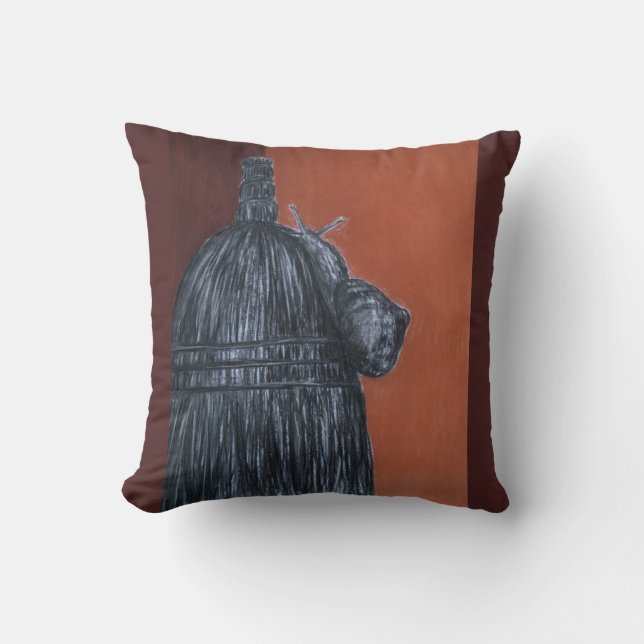 Coussin rustique 41 cm x 41 cm (Recto)