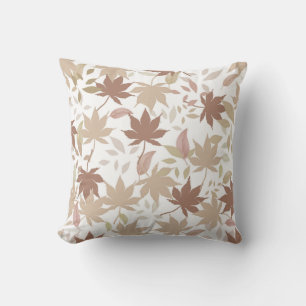Coussin Rustique Botanique Feuille Motif Cosy Automne