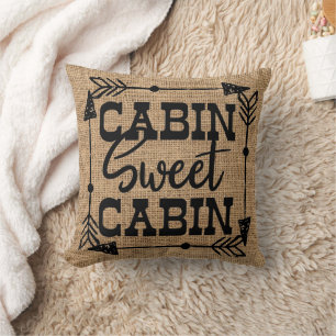 Coussin Rustique Cosy Cabine Cabine doux