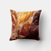 Coussin rustique de carré du Nevada de canyon de (Verso)