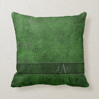 Coussin rustique de couverture de livre en vert