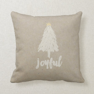 Coussin rustique de décor du pin   de Papier