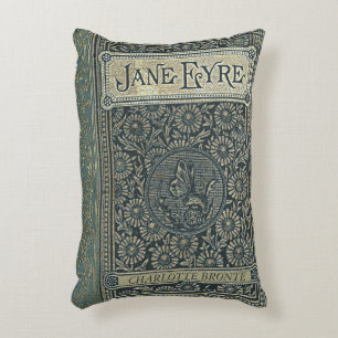 Coussin rustique Jane Eyre de couverture de livre