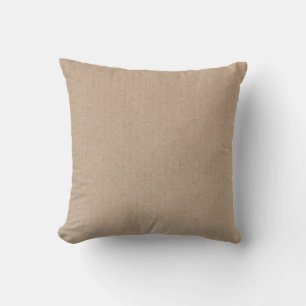 Coussin Rustique Kraft papier blanc Modèle personnalisé