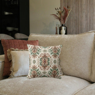 Coussin Rustique Traditionnel Clair