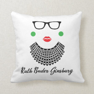 Coussin Ruth Bader Ginsburg, Célèbre RBG, Collar de diss