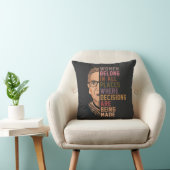Coussin Ruth Bader Ginsburg RBG (Chaise)