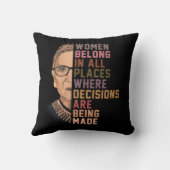 Coussin Ruth Bader Ginsburg RBG (Verso)