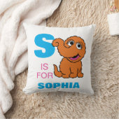 Coussin S est pour Snuffleupagus | Ajoutez votre nom (Couverture)