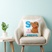 Coussin S est pour Snuffleupagus | Ajoutez votre nom (Chaise)