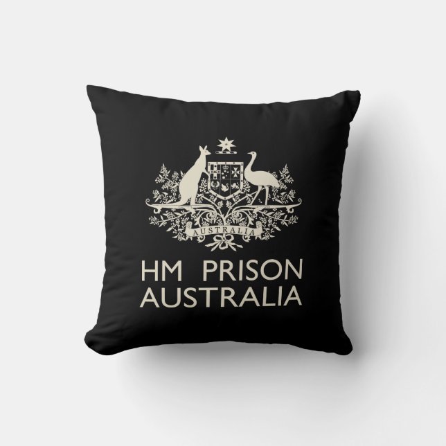 Coussin S.M. prison Australie (Recto)