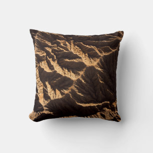 Coussin Sable Brown et noir le matin