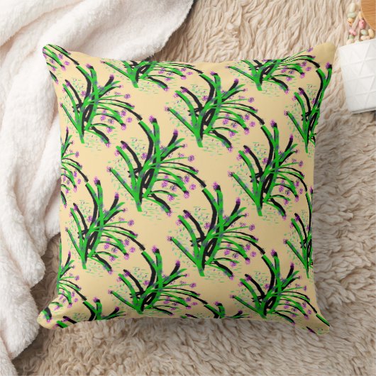 Coussin Sable décoratif arbuste accent (Couverture)