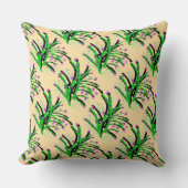 Coussin Sable décoratif arbuste accent (Recto)