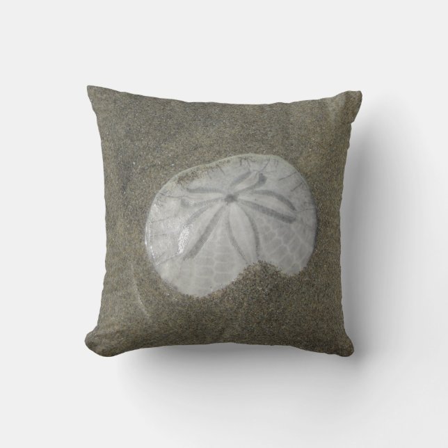 Coussin Sable Dollar Photo Plage de sable blanc Nature Côt (Recto)