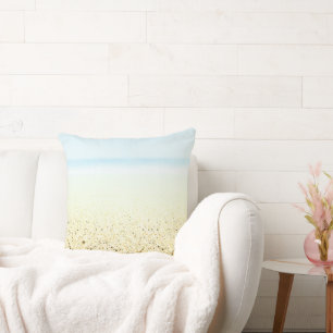 Coussin Sable et mer Calme Côté