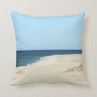 Coussin Sable, mer, et ciel sur Cape Cod
