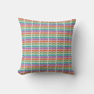 Coussin Sac cadeau coloré Mama