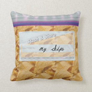 Coussin Sac de carreau décoratif de puces de tortilla