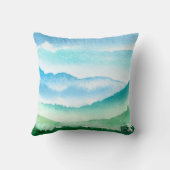 Coussin Safari Animaux Blue Green Stats de naissance (Verso)