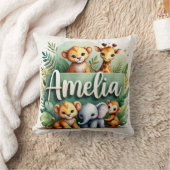 Coussin Safari Aventure Amelia Jeu d'oreiller (Couverture)