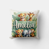 Coussin Safari Aventure Amelia Jeu d'oreiller (Recto)