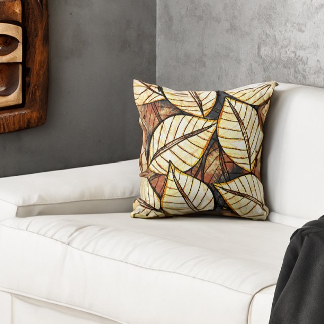 Coussin Safari dans votre maison Feuilles de forêt tropica (Créateur téléchargé)