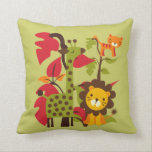Coussin Safari Life<br><div class="desc">Si votre enfant aime les animaux sauvages comme la girafe, le tigre et le lion et aime les modèles mignons, amusants et colorés, il aimera nos T-shirts Safari Life, combinaisons de corps, cartes, autocollants, sacs, magnets, tasses et autres vêtements et cadeaux d'animaux de safari.</div>