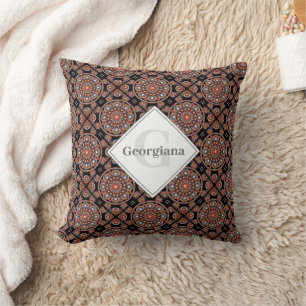 Coussin Safari personnalisé Sunset Bohème Mandala Tiles