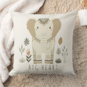 Coussin Safari Portrait Elephant Ivory ID1264 (Couverture)