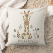 Coussin Safari Portrait Giraffe Ivory ID1264 (Couverture)