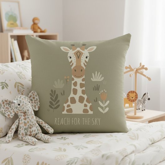 Coussin Safari Portraits Giraffe ID1264