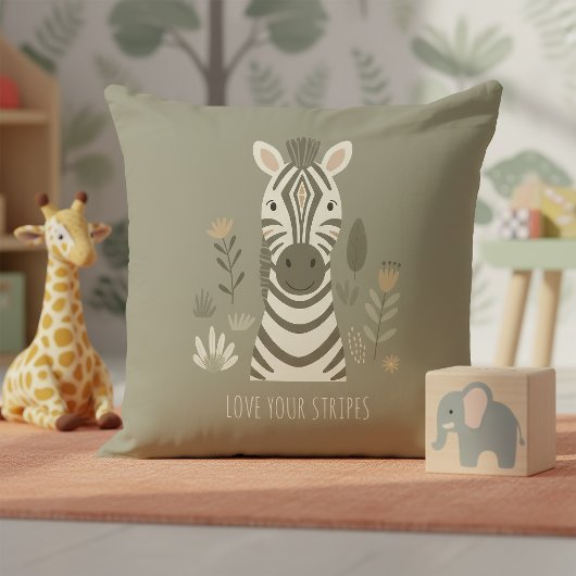 Coussin Safari Portraits Zebra ID1264