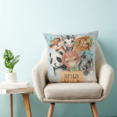 Coussin Safari wildone bébé bleu (Chaise)
