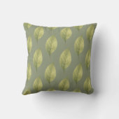 Coussin Sage aux Feuilles Murmurantes (Verso)