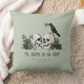 Coussin Sage gothique Saint-Patrick floral crâne Jusqu'à c (Couverture)