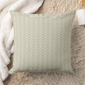 Coussin Sage Green Geometric Minimalist Throw Pillow (Couverture)