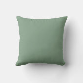 Coussin Sage Green Personalized Baby Name Pillow Custom (Verso)