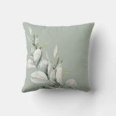 Coussin Sage Greenery Bois Forêt Animaux Baby Nursery (Verso)