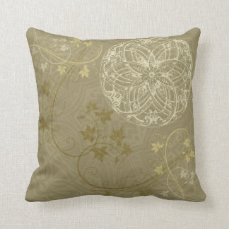 Coussin sage vintage de Boho