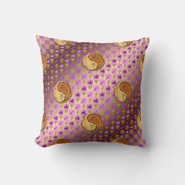 Coussin Sagittaire & Rat de bois (Recto)