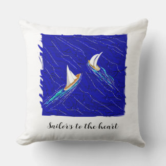 Coussin Sailor est au coeur