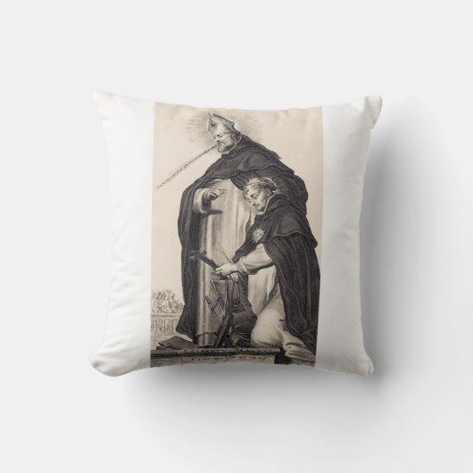 Coussin Saint Albert le Grand et saint Thomas d'Aquin (Recto)