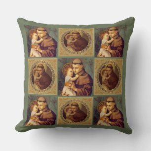 Coussin Saint Antoine de Padoue Baby Jesus