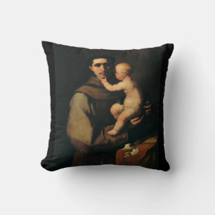 Coussin Saint Antoine de Padoue par Luca Giordano