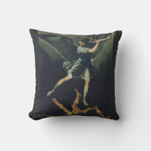 Coussin Saint Archange Michael bat le diable