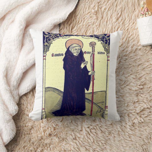 Coussin Saint Benoît de Nursia Abbé du Monte Cassino (Couverture)