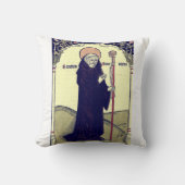 Coussin Saint Benoît de Nursia Abbé du Monte Cassino (Recto)