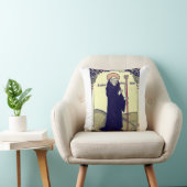 Coussin Saint Benoît de Nursie Père du monachisme (Chaise)