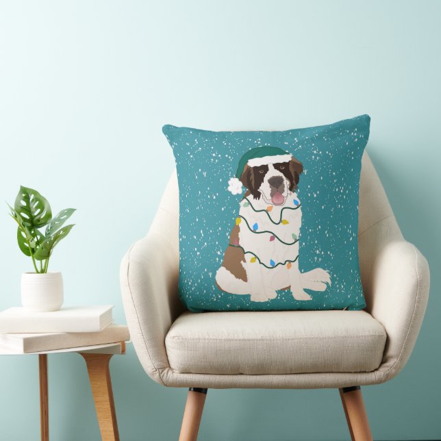 Coussin Saint-Bernard de Noël  (Chaise)